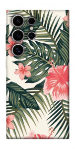 Чехол Tropic flowers для Galaxy S25 Ultra