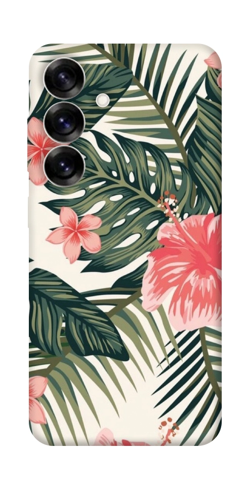 Чохол Tropic flowers для Galaxy S25+