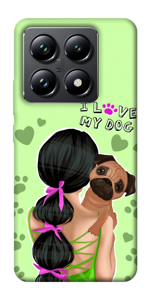 Чехол Love my dog для Xiaomi 14T Pro