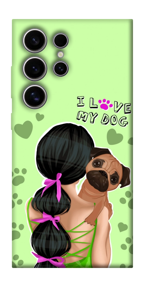 Чехол Love my dog для Galaxy S25 Ultra