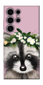 Чехол Raccoon in flowers для Galaxy S25 Ultra