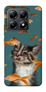 Чохол Cat with fish для Xiaomi 14T