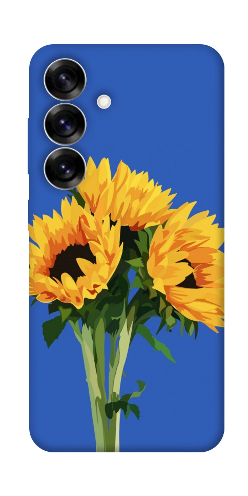 Чехол Bouquet of sunflowers для Galaxy S25