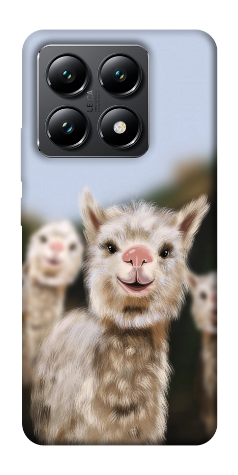 Чохол Funny llamas для Xiaomi 14T