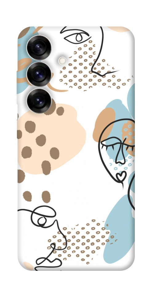 Чехол Face pattern для Galaxy S25