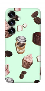 Чехол Coffee and sweets для Galaxy S25