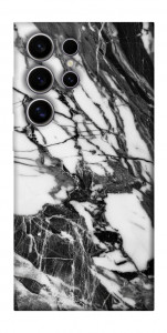 Чохол Calacatta black marble для Galaxy S25 Ultra