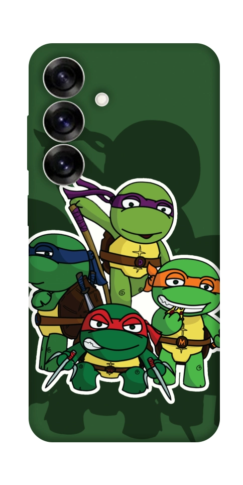 Чехол Green turtles для Galaxy S25