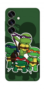 Чохол Green turtles для Galaxy S25