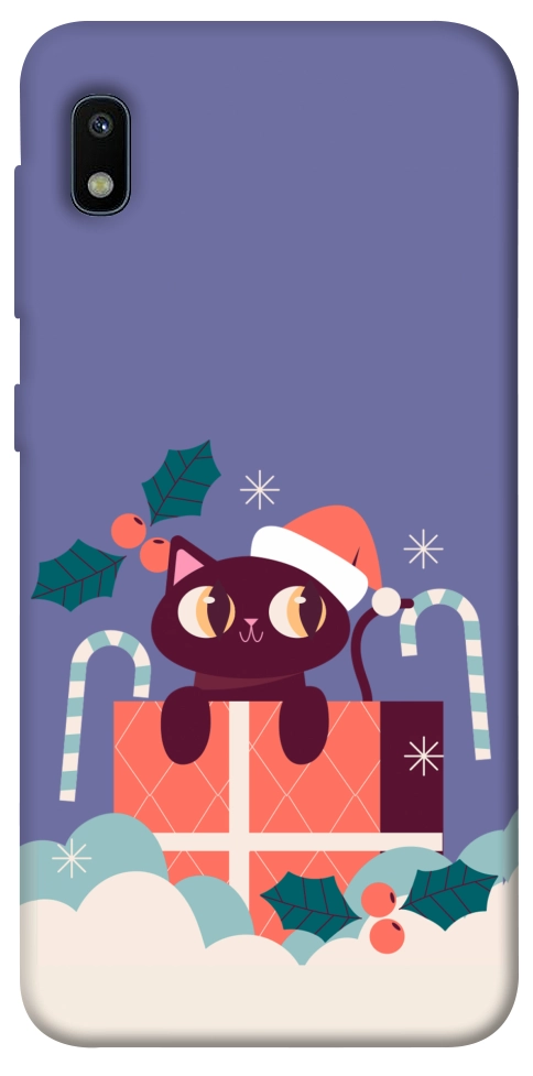 Чохол Christmas cat для Galaxy A10 (A105F)