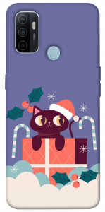 Чехол Christmas cat для Oppo A32