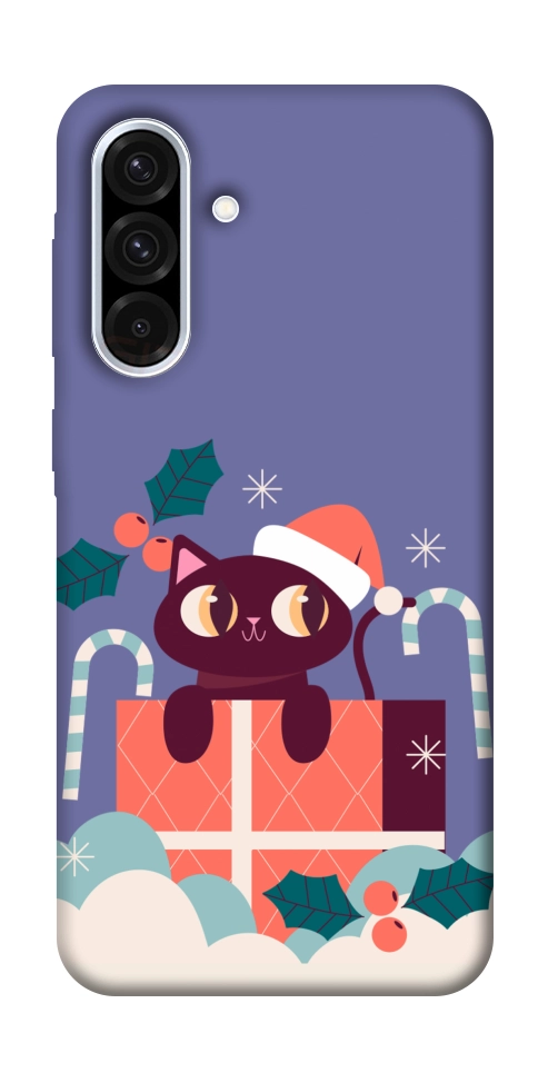 Чохол Christmas cat для Galaxy A36 5G