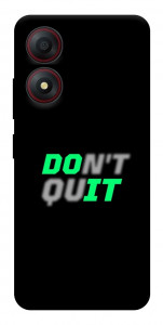 Чохол Don't quit для ZTE Blade A34 4G