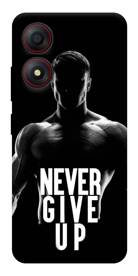 Чехол Never give up для ZTE Blade A34 4G