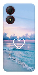 Чехол Summer heart для ZTE Blade A34 4G