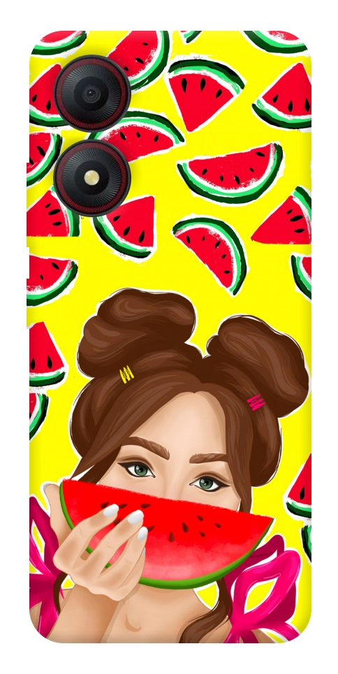 Чехол Watermelon girl для ZTE Blade A34 4G