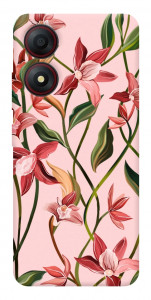 Чехол Floral motifs для ZTE Blade A34 4G