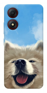 Чохол Samoyed husky для ZTE Blade A34 4G