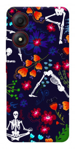 Чохол Yoga skeletons для ZTE Blade A34 4G