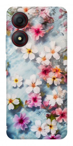 Чохол Floating flowers для ZTE Blade A34 4G