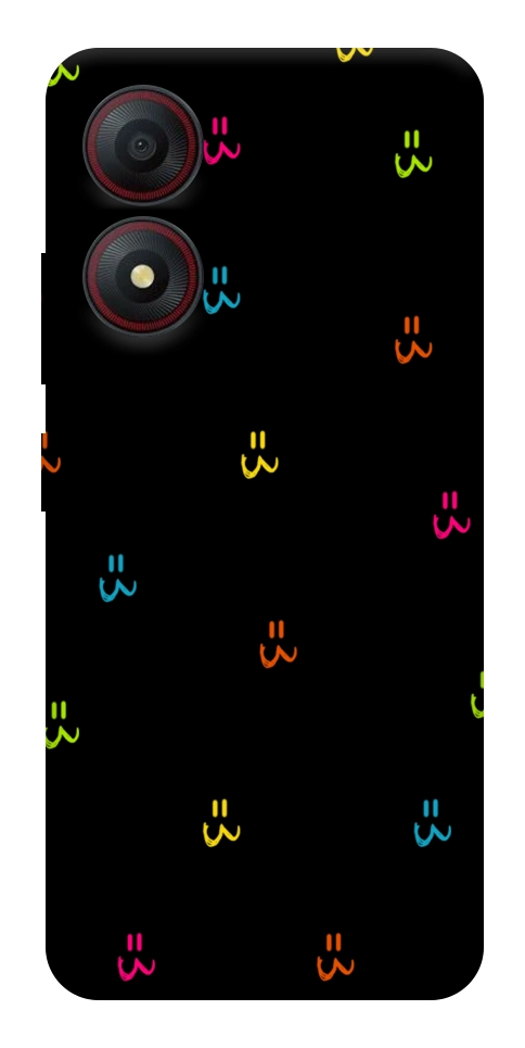 Чехол Colorful smiley для ZTE Blade A34 4G