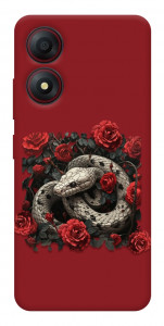 Чохол Roses snake для ZTE Blade A34 4G