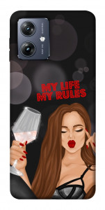 Чохол My life my rules для Motorola Moto G54