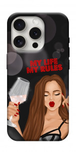 Чохол My life my rules для iPhone 16 Pro