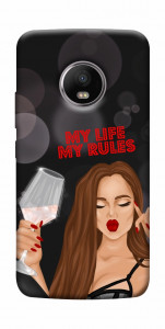 Чохол My life my rules для Motorola Moto G5S