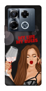 Чехол My life my rules для Infinix Note 40 Pro 4G