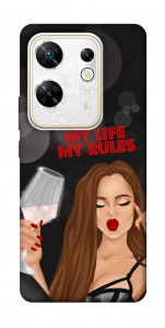 Чехол My life my rules для Infinix Zero 30 4G