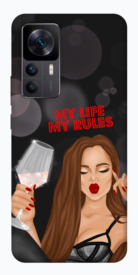 Чехол My life my rules для Xiaomi Redmi K50 Ultra