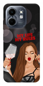 Чохол My life my rules для Infinix Hot 50i