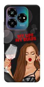 Чехол My life my rules для ZTE Nubia V60