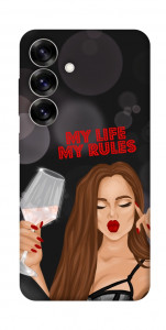 Чехол My life my rules для Galaxy S25