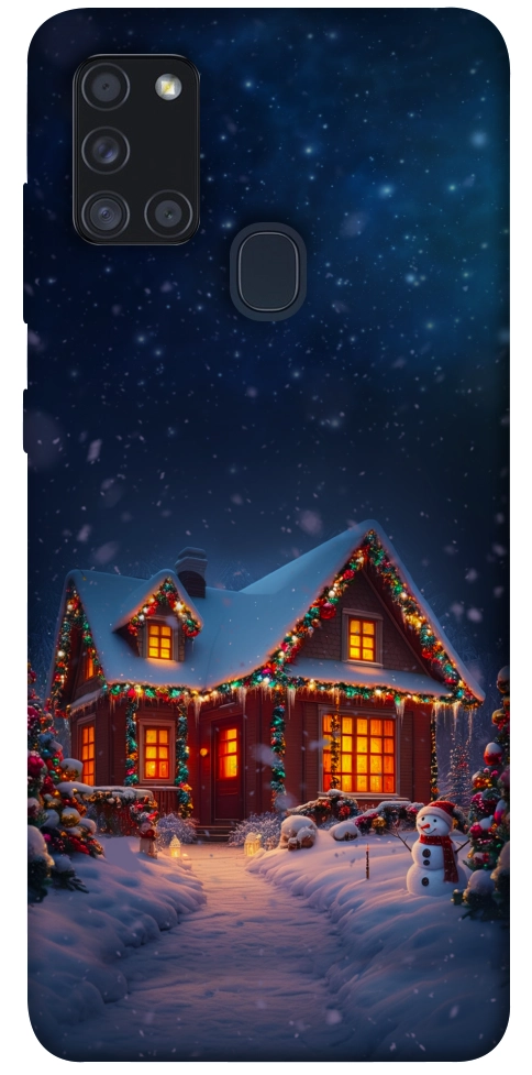 Чохол Santa's house для Galaxy A21s (2020)