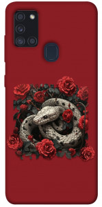 Чехол Roses snake для Galaxy A21s (2020)