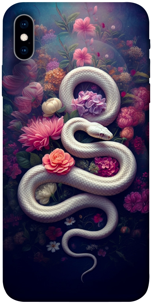 Чехол Flower snake для iPhone X