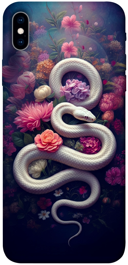 Чехол Flower snake для iPhone XS Max