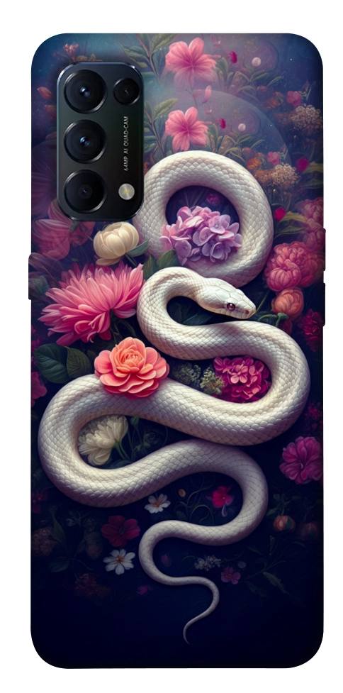 Чехол Flower snake для Oppo Reno 5 4G