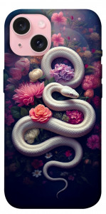 Чохол Flower snake для iPhone 15