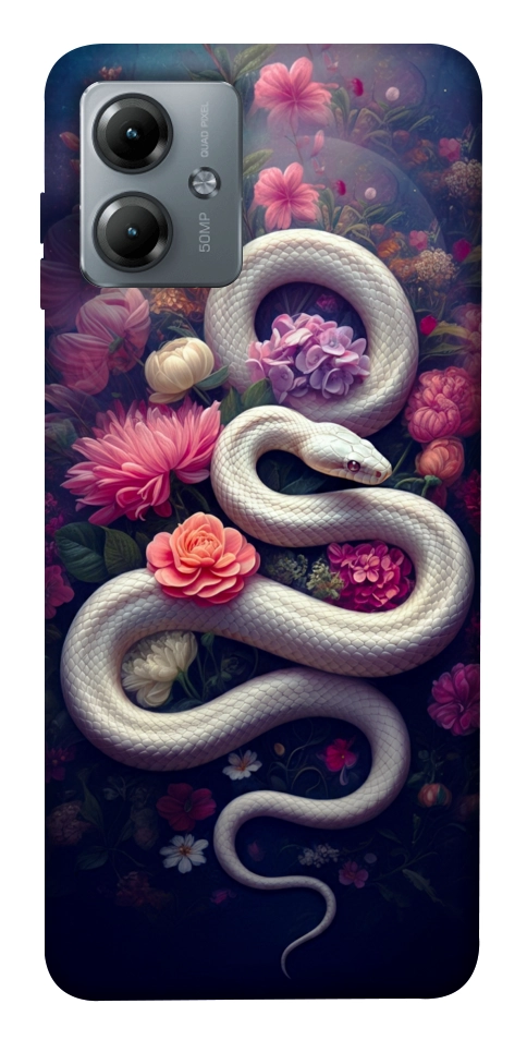 Чохол Flower snake для Motorola Moto G14