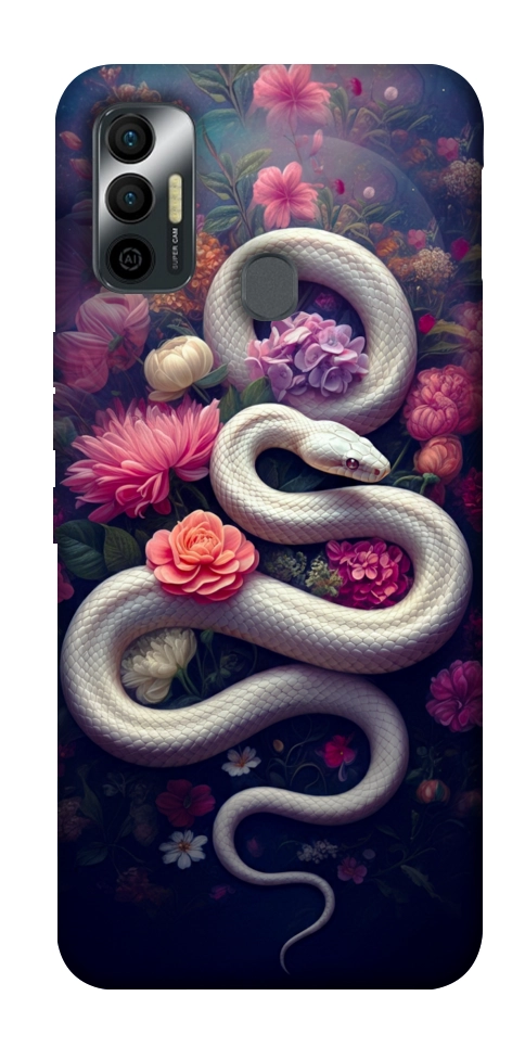 Чехол Flower snake для TECNO Spark 7