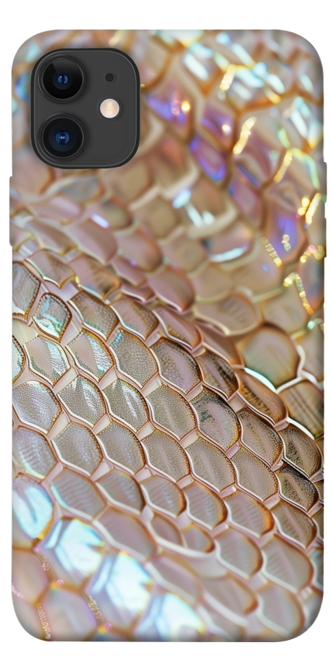 Чехол Gold snake skin для iPhone 11