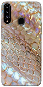 Чохол Gold snake skin для Galaxy A20s (2019)