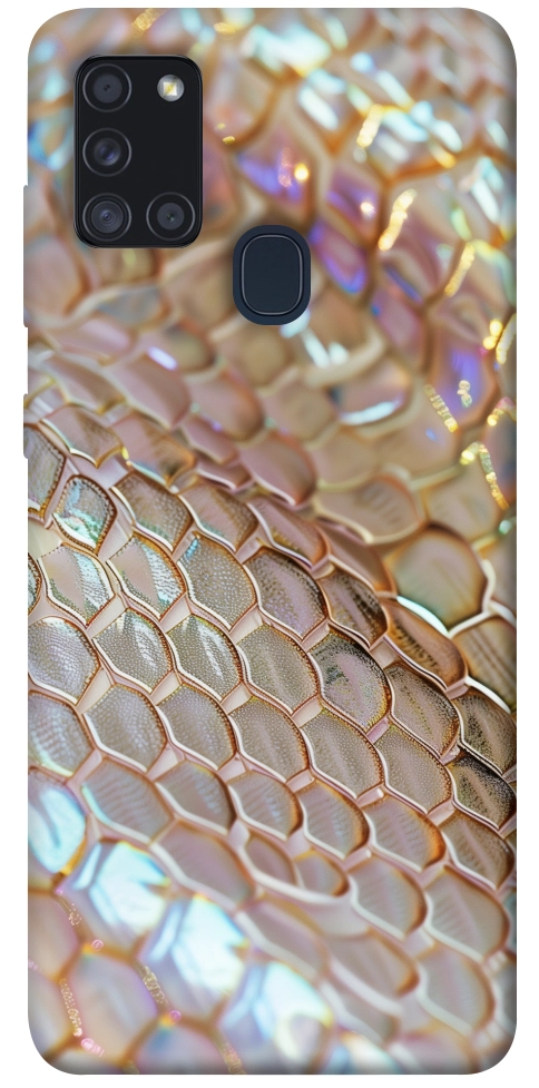 Чохол Gold snake skin для Galaxy A21s (2020)