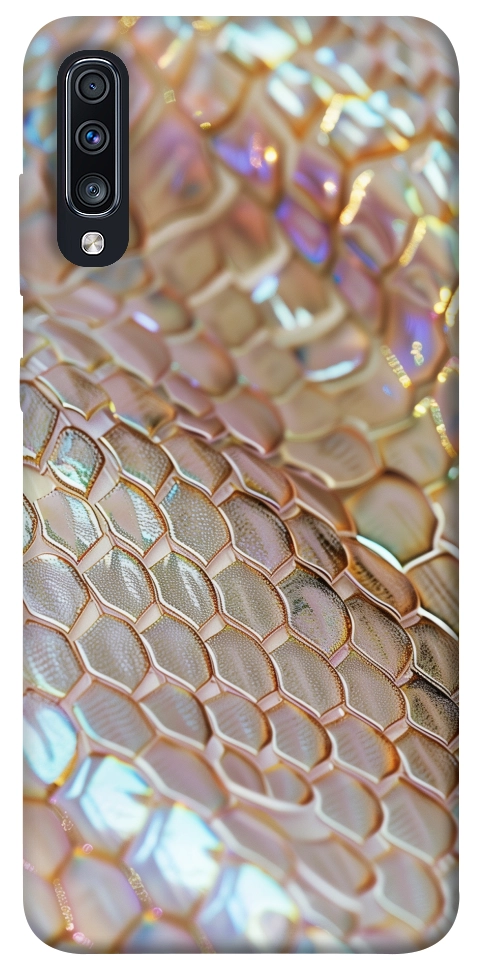 Чехол Gold snake skin для Galaxy A70 (2019)