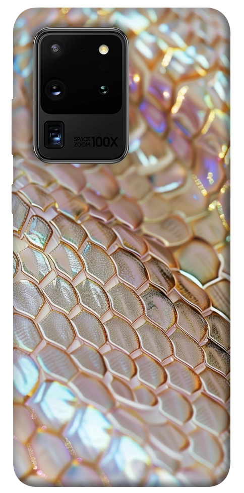 Чохол Gold snake skin для Galaxy S20 Ultra (2020)