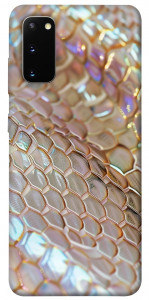 Чехол Gold snake skin для Galaxy S20 (2020)