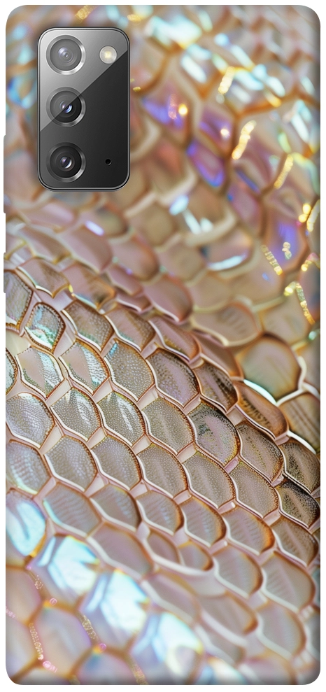 Чехол Gold snake skin для Galaxy Note 20